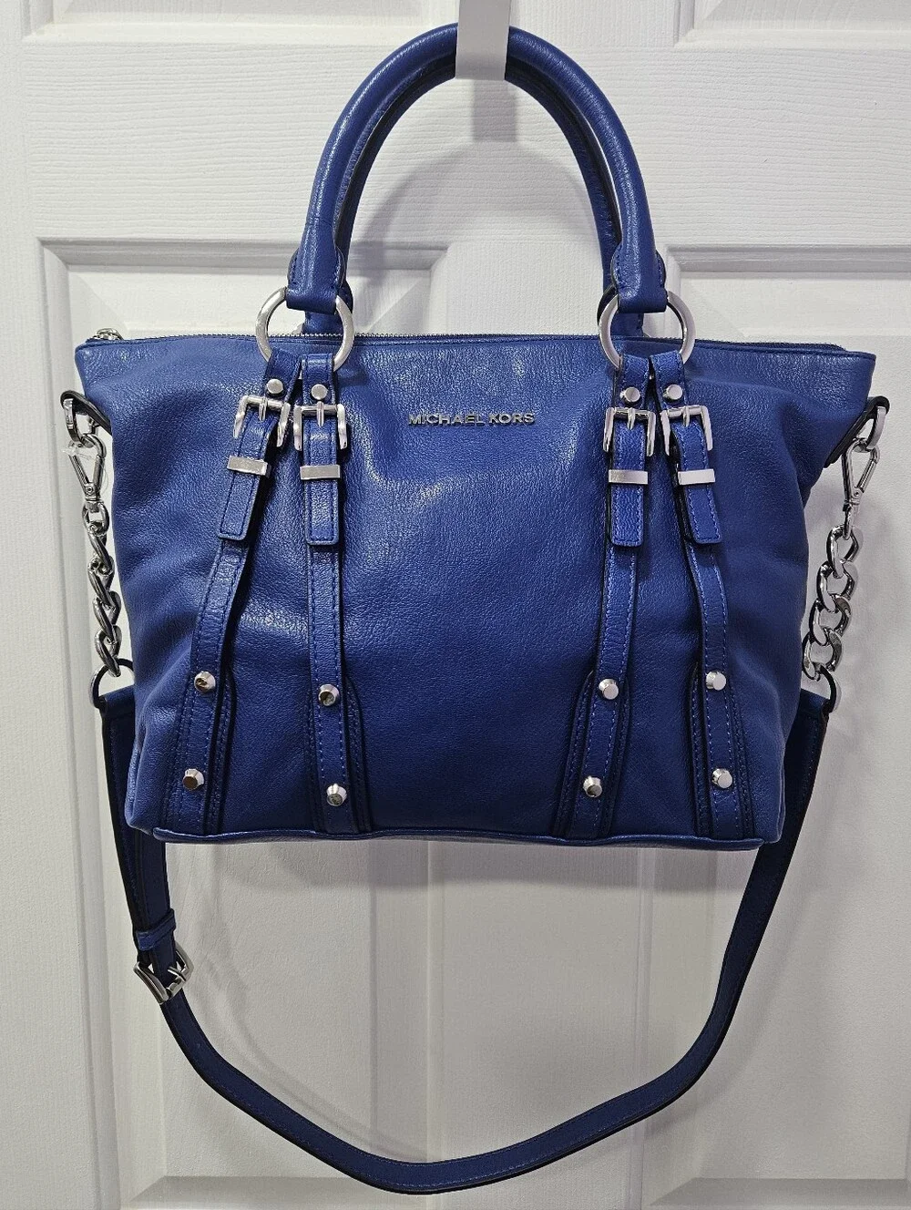 Michael Kors Cobalt Blue Crossbody Satchel